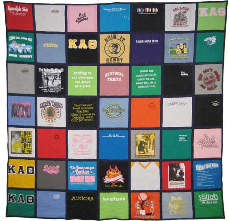 King Side T-shirt Quilt
